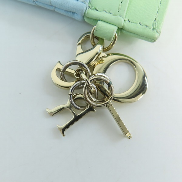 実際に弊社で買取させて頂いたDIOR/ディオール Lady Dior/レディディオール カードホルダーの画像 6枚目