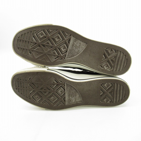 実際に弊社で買取させて頂いたCONVERSE/コンバース 日本製 ALL STAR/オールスター ハイカットスニーカー ブラック/7.5の画像 2枚目