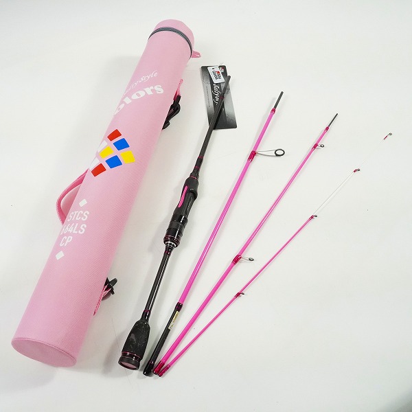 実際に弊社で買取させて頂いたAbuGarcia/アブガルシア Salty Style Colors Candy Pink STCS-664LS-CP 4ピース スピニングロッド ルアーロッド ケース付き
