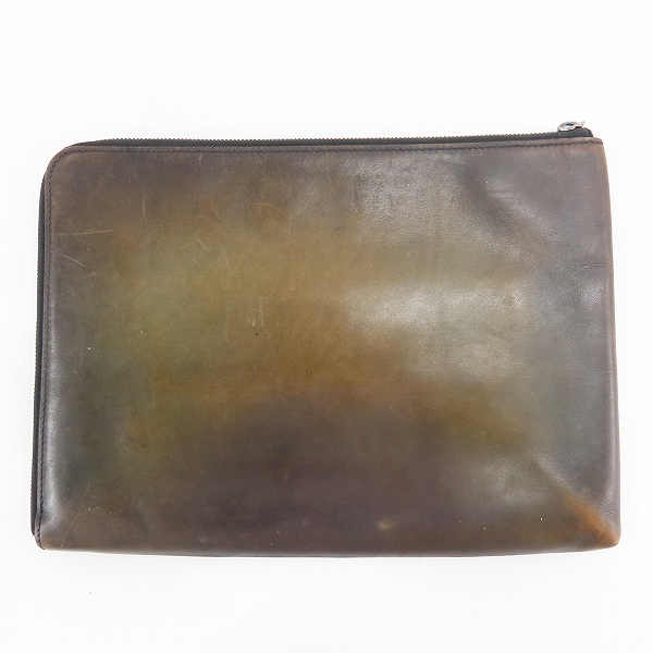 実際に弊社で買取させて頂いたBERLUTI/ベルルッティ カリグラフィ レザー クラッチバッグ/セカンドバッグの画像 1枚目