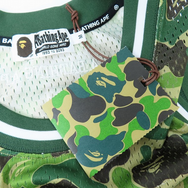 実際に弊社で買取させて頂いた【未使用】A BATHING APE/アベイジングエイプ ABC CAMO BASKETBALL TANK TOP/Mの画像 4枚目