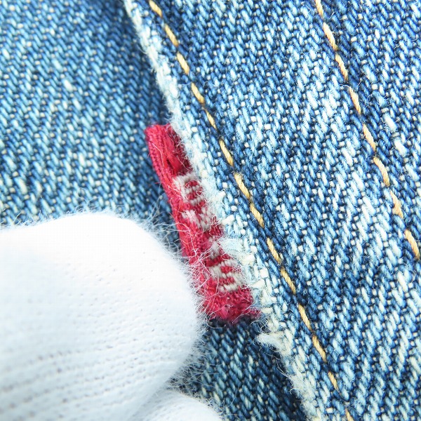 実際に弊社で買取させて頂いたEVISU/エヴィス ダブルニー 道楽 デニムパンツ 2513/29の画像 5枚目