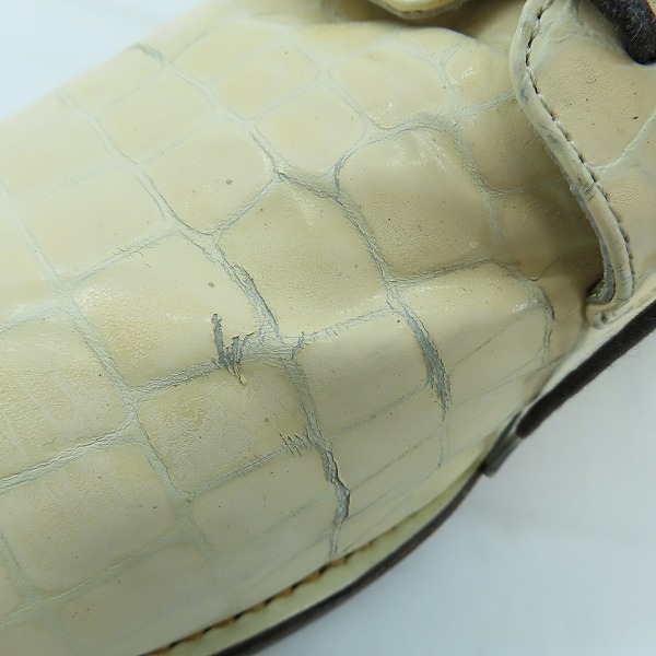 実際に弊社で買取させて頂いたHIROMU TAKAHARA/ヒロムタカハラ 型押し/ハラコ切り替えシューズ 69410035/42の画像 6枚目