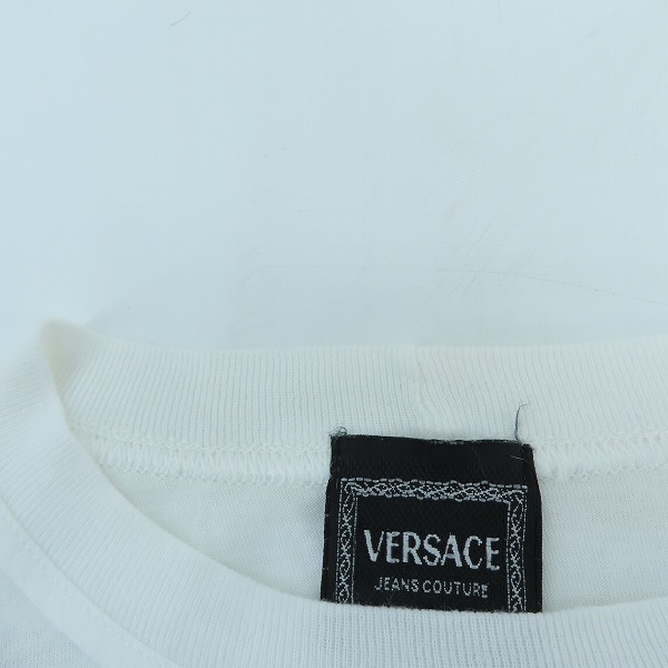 実際に弊社で買取させて頂いたVERSACE JEANS COUTURE/ヴェルサーチ ジーンズ クチュール　Tシャツ/Lの画像 4枚目