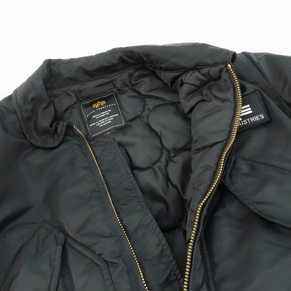 実際に弊社で買取させて頂いたALPHA INDUSTRIES/アルファインダストリーズ CWU-45/P ナイロンジャケット 2030-401/Mの画像 5枚目