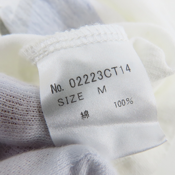 実際に弊社で買取させて頂いた【未使用】HYSTERIC GLAMOUR×TSUYOSHI NOGUCHI/ヒステリックグラマー×ツヨシノグチ AGAINST THE WORLD Tシャツ 02223CT14/Mの画像 3枚目