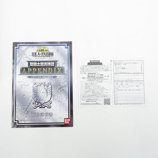実際に弊社で買取させて頂いたBANDAI/バンダイ 聖闘士星矢 聖闘士聖衣神話 ペガサス星矢 最終青銅聖衣/アペンディックス 最終青銅聖衣 2点セットの画像 9枚目