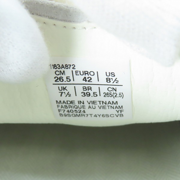 実際に弊社で買取させて頂いたOnitsuka Tiger/オニツカタイガー MEXICO 66 SD/メキシコ66 ローカットスニーカー 1183A872-101/26.5の画像 5枚目