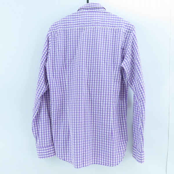 実際に弊社で買取させて頂いたETRO/エトロ チェック柄 長袖シャツ/M の画像 1枚目
