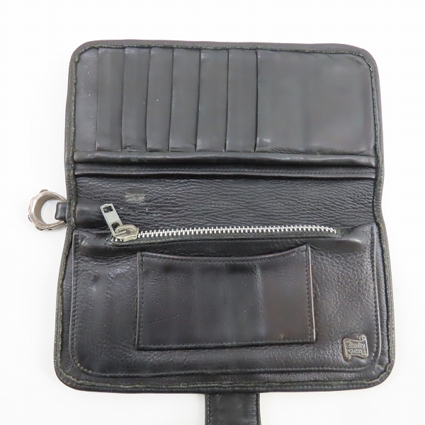 実際に弊社で買取させて頂いたSTANLEY GUESS/スタンリーゲス 1ボタン ロングウォレット ｗ/ガンズクロス の画像 3枚目