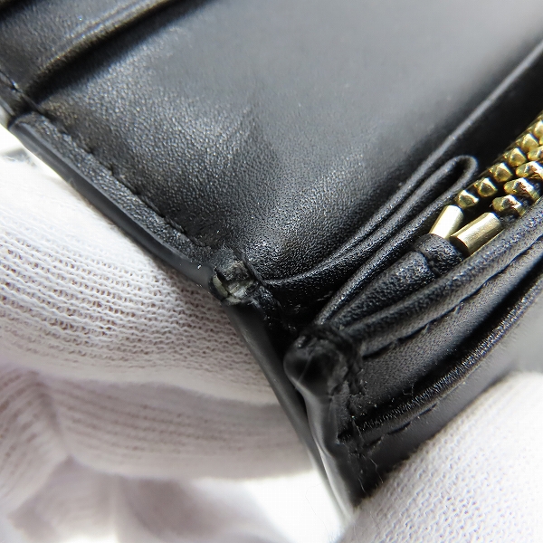 実際に弊社で買取させて頂いたPaul Smith/ポールスミス マーケトリーストライプラビット 二つ折り 長財布/ウォレットの画像 7枚目