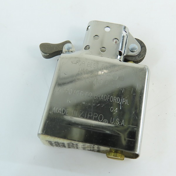 実際に弊社で買取させて頂いたZIPPO/ジッポー GREGORY/グレゴリー ロゴ 2004年製の画像 5枚目