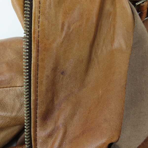 実際に弊社で買取させて頂いたglamb/グラム 羊革/ラム レザー ジャケット/3の画像 7枚目