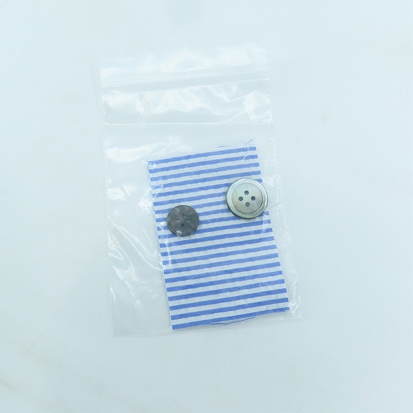 実際に弊社で買取させて頂いたBrooks brothers/ブルックスブラザーズ ストライプ柄 テーラードジャケット ブルー/Lの画像 9枚目