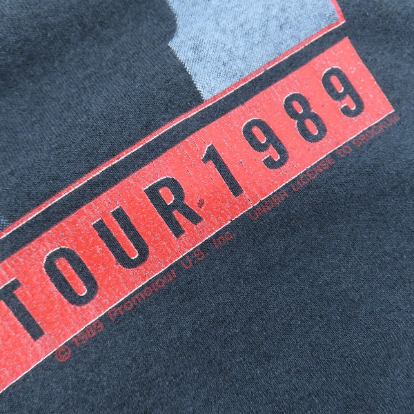 実際に弊社で買取させて頂いたThe Rolling Stones/ローリングストーンズ Budweiser/Steel Wheels North American Tour 1989/80S/ヴィンテージTシャツの画像 5枚目