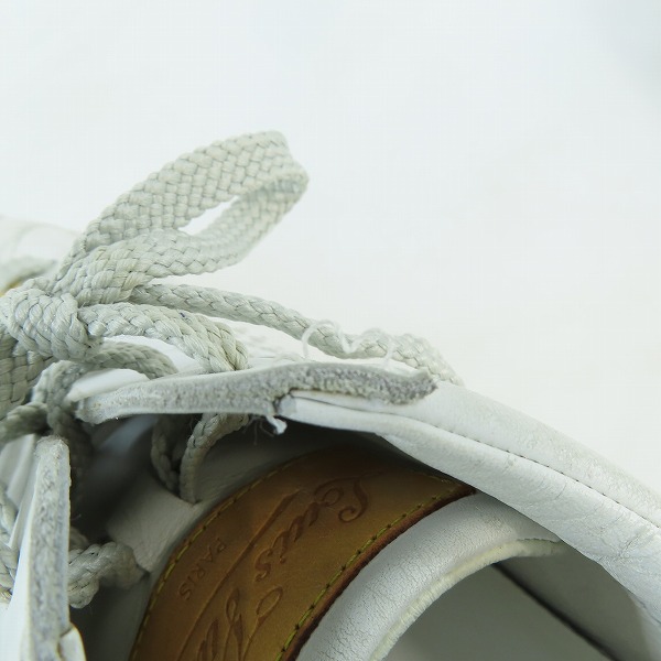 実際に弊社で買取させて頂いたLOUIS VUITTON/ルイヴィトン オフホワイト レザースニーカー BA0046/8 の画像 9枚目