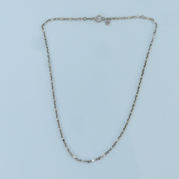 実際に弊社で買取させて頂いたJustin Davis/ジャスティンデイビス PICCADILLY CHAIN ピカデリー チェーン ネックレス/52cmの画像 1枚目