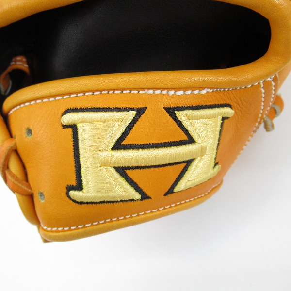 実際に弊社で買取させて頂いたHi-Gold/ハイゴールド Perfect PRG-5124 野球 軟式 内野手用 グローブの画像 7枚目