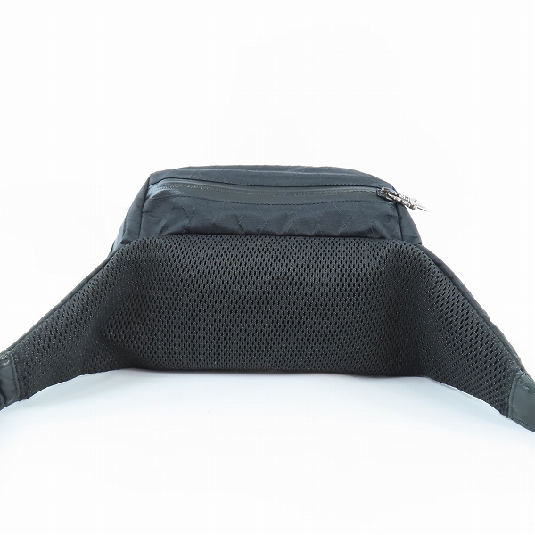 実際に弊社で買取させて頂いたCHROME HEARTS/クロムハーツ レザー×ナイロン ミニスナットパック/ウエストポーチ/ボディバッグの画像 2枚目