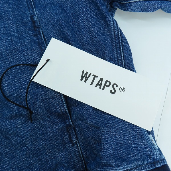 実際に弊社で買取させて頂いたWTAPS/ダブルタップス ACTIVE / JACKET アクティブ デニムジャケット 241WVDT-JKM02/03の画像 8枚目