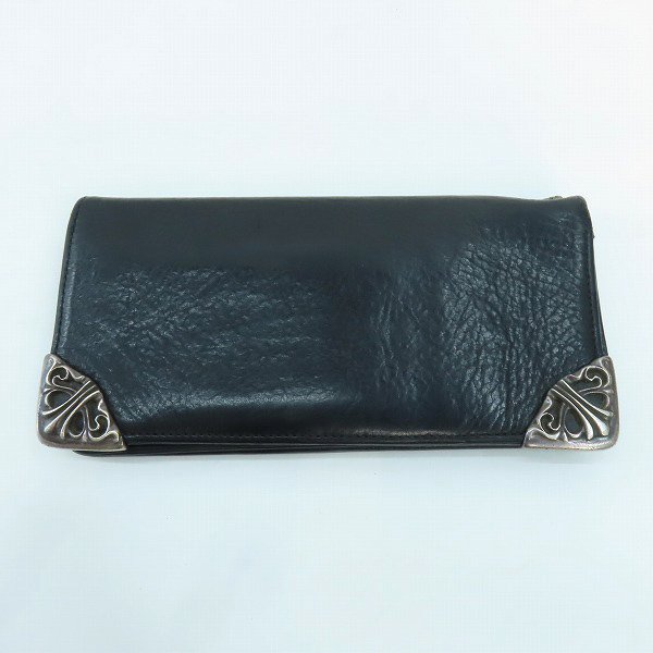 実際に弊社で買取させて頂いた【インボイス原本】CHROME HEARTS/クロムハーツ シングルフォールド ロングウォレット チップスコーナー