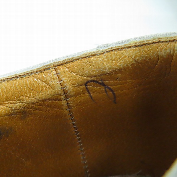 実際に弊社で買取させて頂いたChurch's/チャーチ 24SS Shanghai グラスカーフ＆ヌバック ローファーレザーシューズの画像 6枚目