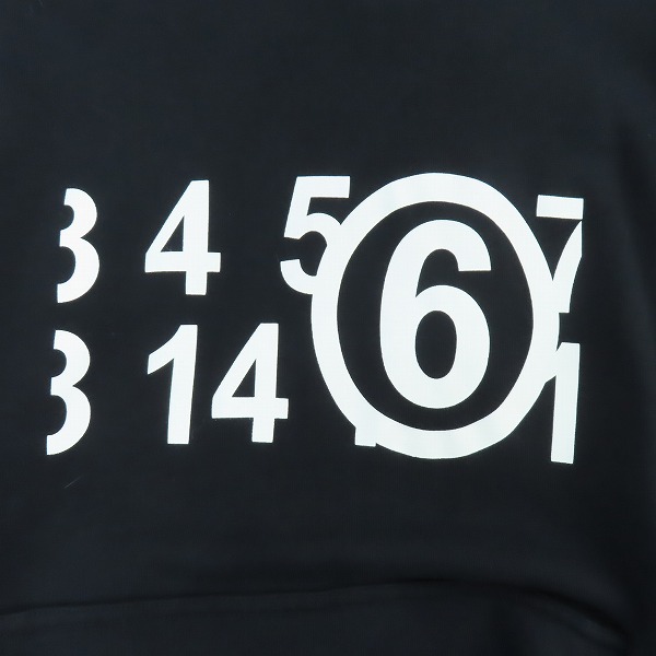 実際に弊社で買取させて頂いたMM6 Maison Margiela/エムエム6 マルタンマルジェラ ロゴ パーカー S52GU0191/Lの画像 4枚目