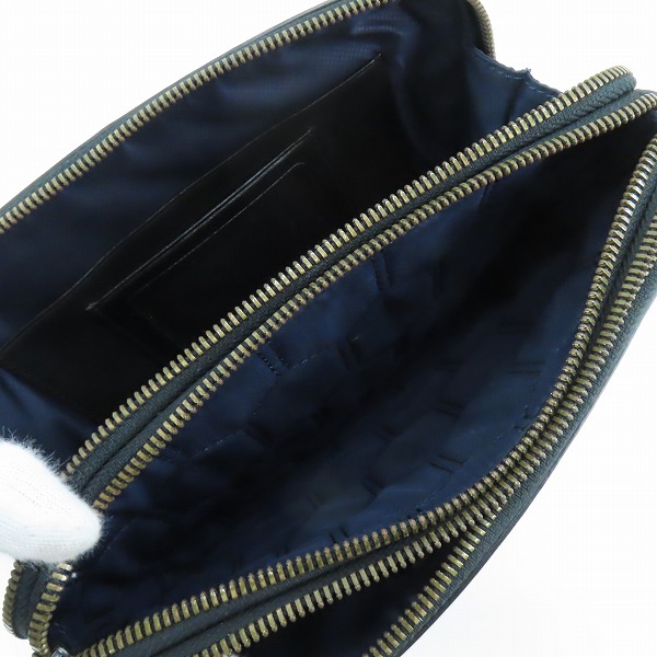 実際に弊社で買取させて頂いたTUMI/トゥミ TRIPLE ZIP CLUTCH/トリプル ジップ クラッチ バッグ レザー ポーチの画像 3枚目