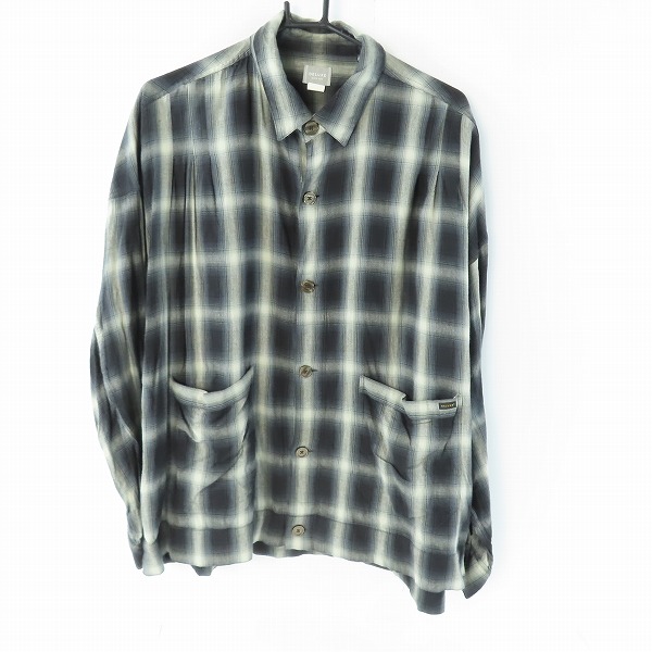 実際に弊社で買取させて頂いたDELUXE/デラックス オンブレチェックシャツ/XL