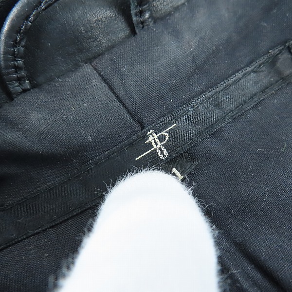 実際に弊社で買取させて頂いたNO ID. /ノーアイディ レザー 牛革 ダブルライダースジャケット 1140401 1の画像 2枚目