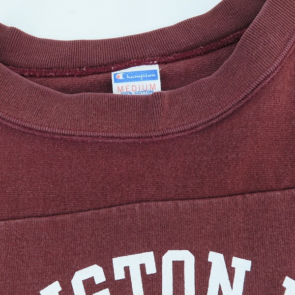 実際に弊社で買取させて頂いたchampion/チャンピオン 70s復刻 ハンチントン・ビーチ カリフォルニア Tシャツ/Mの画像 6枚目