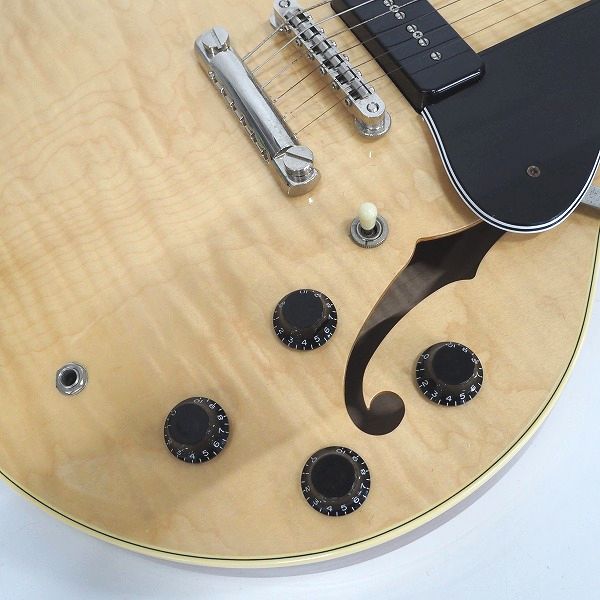 実際に弊社で買取させて頂いた★FUJIGEN/FGN/フジゲン Masterfield MSA-SP NAT セミアコ エレキギター ハードケース付の画像 6枚目