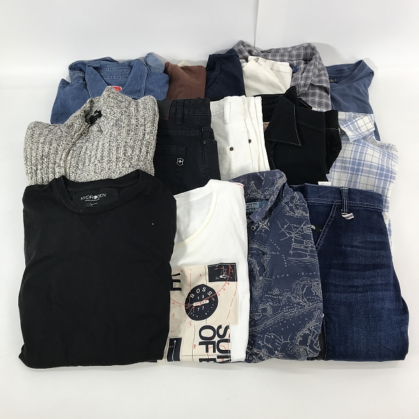 実際に弊社で買取させて頂いた【おまとめ】ラルフローレン/ヒューゴボス/ハイドロゲン 等 ポロシャツ/Tシャツ/長袖シャツ 他