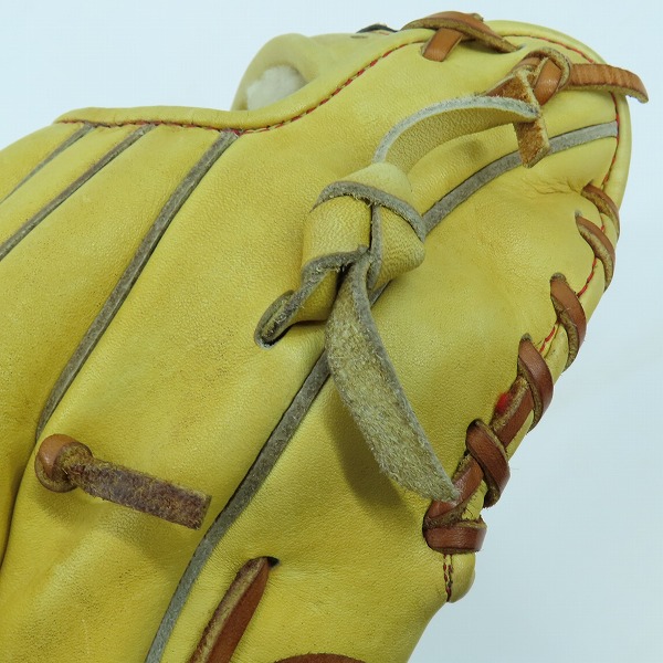 実際に弊社で買取させて頂いたMIZUNO/ミズノ Global Elite/グローバルエリート 軟式用/内野手用 右投用 グラブ/グローブの画像 9枚目