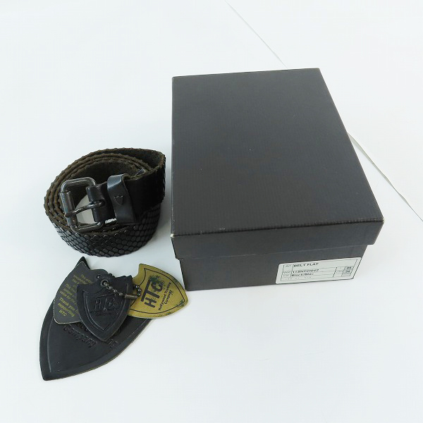 実際に弊社で買取させて頂いたHTC/エイチティーシー スタッズ フラット ベルト 11SHTCI042 85/34の画像 8枚目