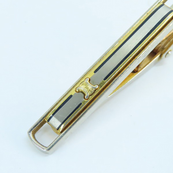 実際に弊社で買取させて頂いたCELINE/セリーヌ ロゴ入り ネクタイピンの画像 6枚目