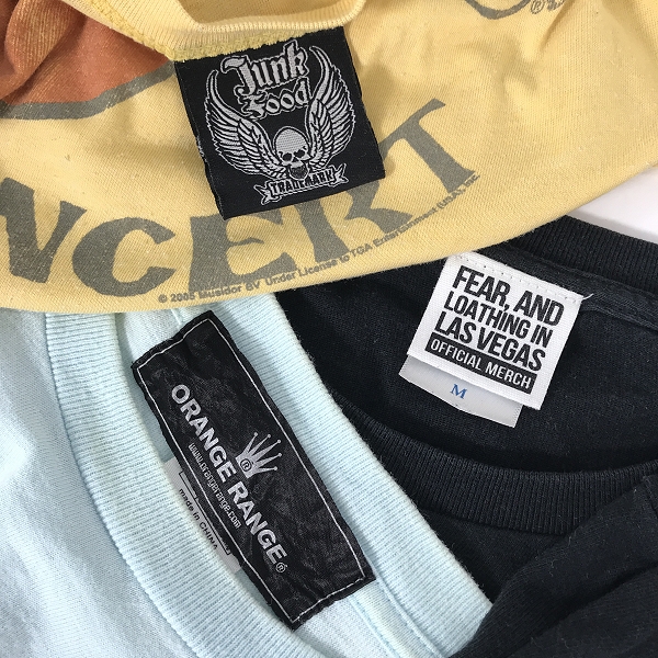 実際に弊社で買取させて頂いた【おまとめ】THE ROLLING STONES/FEAR,AND LOATHING IN LAS VEGAS/ORANGE RANGE 他 バンドTシャツ/バンT 等の画像 2枚目
