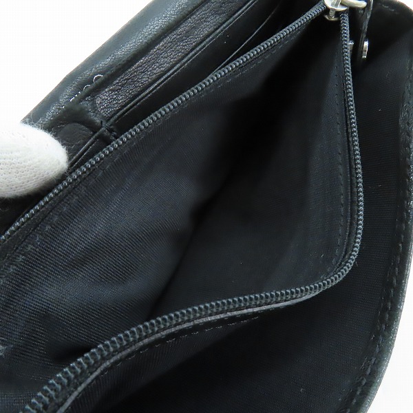 実際に弊社で買取させて頂いたJIMMY CHOO/ジミーチュウ スタースタッズ 二つ折り長財布の画像 5枚目