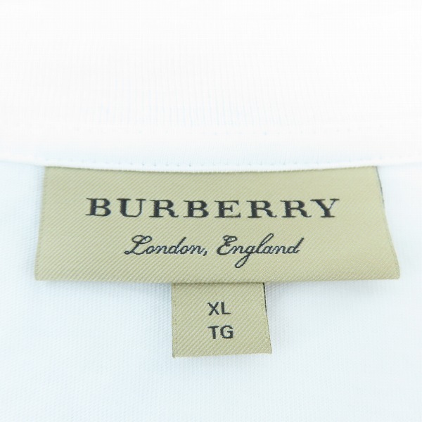 実際に弊社で買取させて頂いたBURBERRY London England/バーバリーロンドン イングランド ロゴ胸刺繍 クルーネック Tシャツ 8007830/XLの画像 3枚目