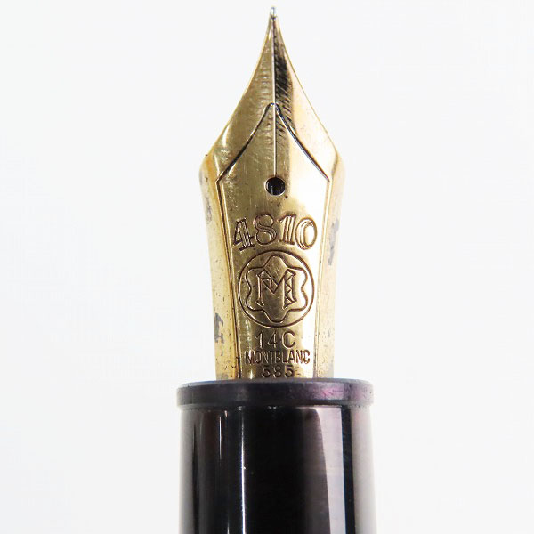 実際に弊社で買取させて頂いたMONTBLANC/モンブラン MEISTERSTUCK/マイスターシュテュック 万年筆 14C-585の画像 2枚目