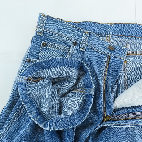 実際に弊社で買取させて頂いたLevi’s/リーバイス オレンジタブ/ヴィンテージ/ビンテージ 刻印23 42 TALON ZIP/Movin'On デニムパンツ の画像 2枚目