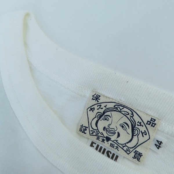 実際に弊社で買取させて頂いたEVISU/エヴィス 胸ポケット/デニム Tシャツ /44の画像 4枚目