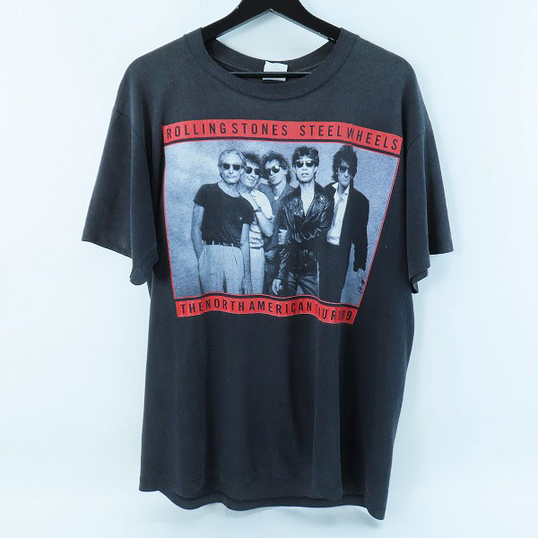 実際に弊社で買取させて頂いたThe Rolling Stones/ローリングストーンズ Budweiser/Steel Wheels North American Tour 1989/80S/ヴィンテージTシャツ