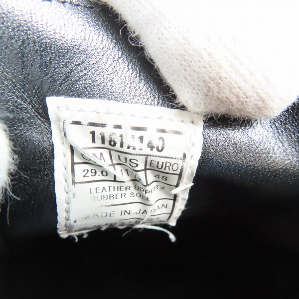 実際に弊社で買取させて頂いたonitsuka tiger/オニツカタイガー THE ONITSUKA BROGUE/ブローグ レザーシューズ 1181A140/29の画像 5枚目