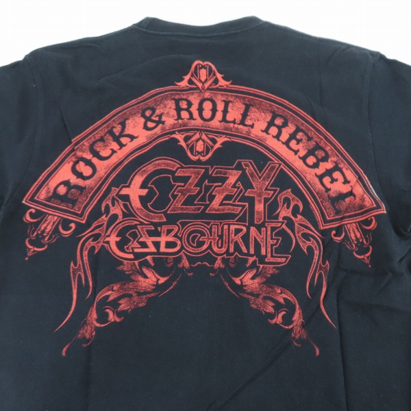 実際に弊社で買取させて頂いたOZZY OSBOURNE/オジー オズボーン SHOOTボディ/ROCK & ROLL REBEL バンドTシャツ Mの画像 5枚目