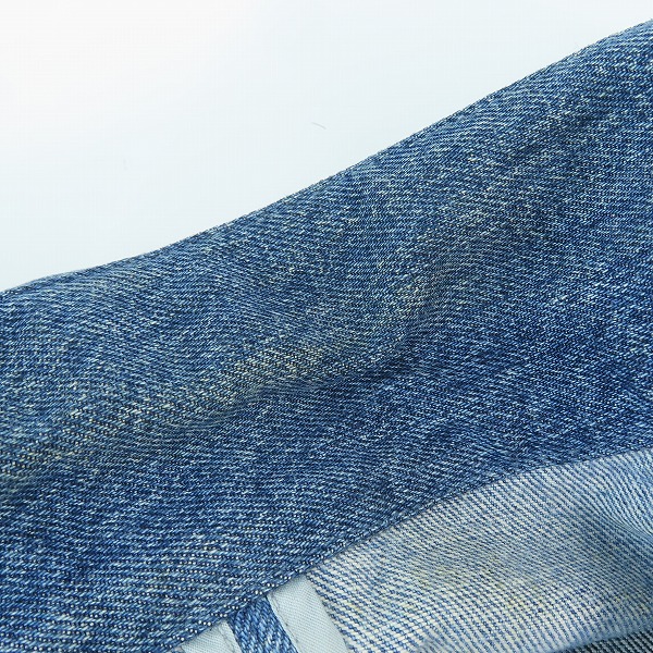 実際に弊社で買取させて頂いたBURBERRY BLACK LABEL/バーバリーブラックレーベル LEVI'S/リーバイス パッチワーク　デニムジャケット BMP84-242-26/Mの画像 8枚目