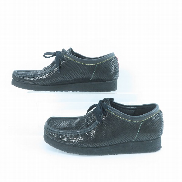 実際に弊社で買取させて頂いたCLARKS×WACKO MARIA/クラークス×ワコマリア レザー ワラビー シューズ/8.5Gの画像 3枚目