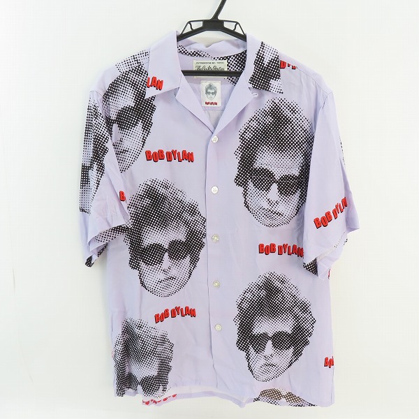 実際に弊社で買取させて頂いたWACKO MARIA/ワコマリア BOB DYLAN/ボブディラン  S/S HAWAIIAN SHIRT TYPE-4 アロハシャツ BOBDYLAN-WM-HI01/M