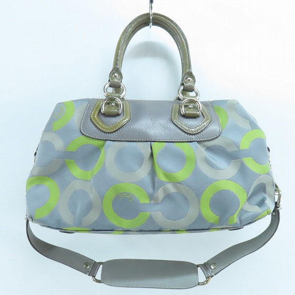 実際に弊社で買取させて頂いたCOACH/コーチ マディソンオプアート マルチサブリナ 2WAY バッグ ハンドバッグ E0971-13861の画像 1枚目
