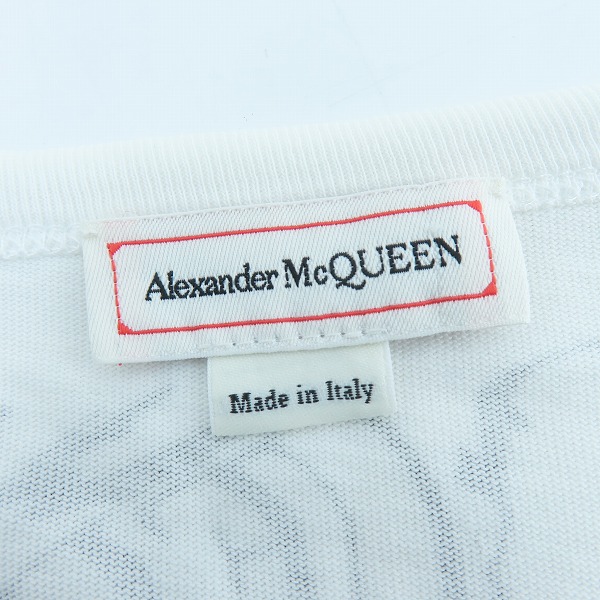 実際に弊社で買取させて頂いたALEXANDER MCQUEEN/アレキサンダーマックイーン ロゴ プリント 長袖 Tシャツ /Lの画像 2枚目